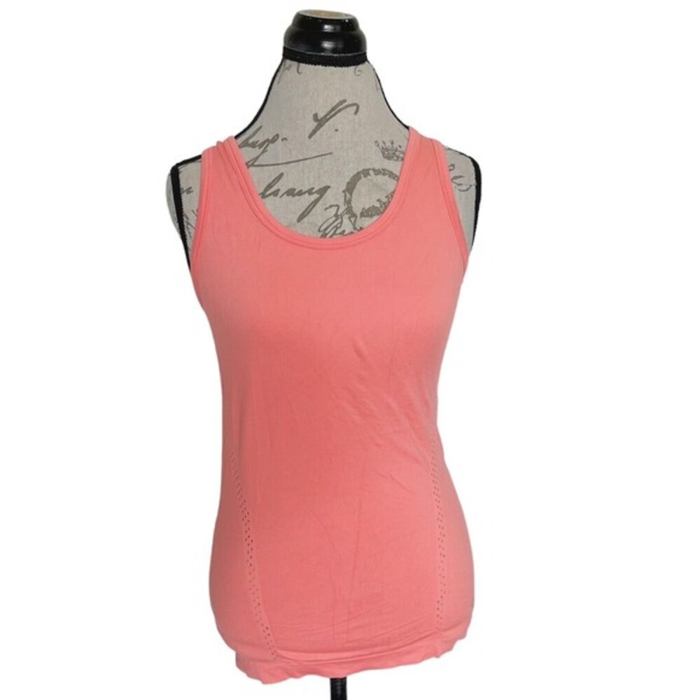 GapFit Womens Tank Top Orange Small Activewear Workout Yoga Running Sleeveless